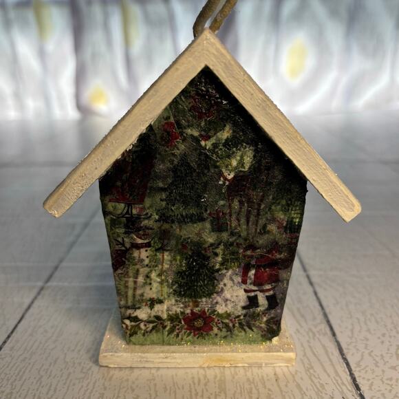 Handmade Birdhouse Ornament - Picture 12 of 13